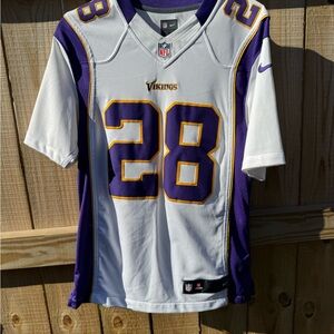 Nike NFL On Field Jersey - White and Purple